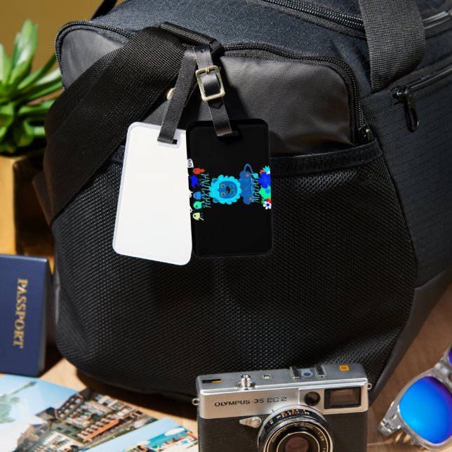 Hakuna Matata Lion Art Print Gepäckanhänger (Vorderseite & Rückseite)