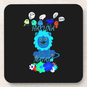 Hakuna Matata Lion Art Print Untersetzer