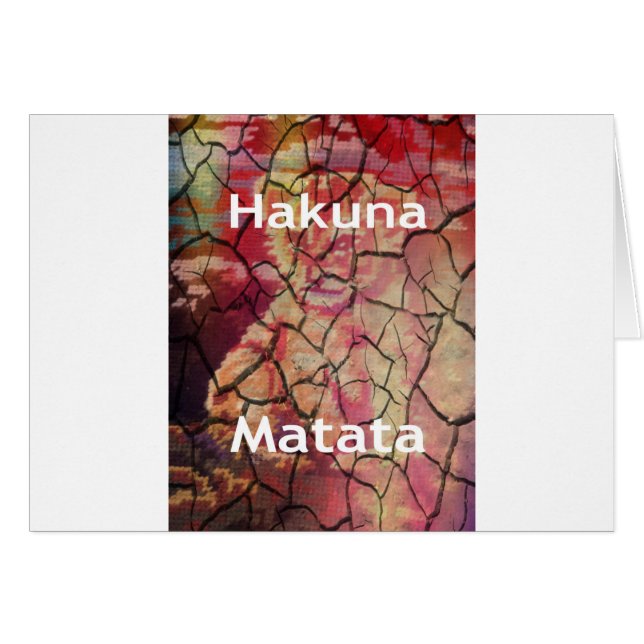 Hakuna Matata Lion Cub Design (Vorderseite (Horizontal))