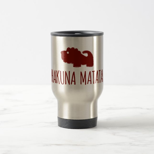 Hakuna Matata Löwe Reisebecher (Mittel)