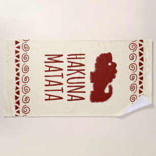 Hakuna Matata Löwe Strandtuch