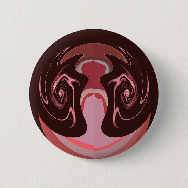 Hakuna matata Maskenmann-Farben Button (Vorderseite)