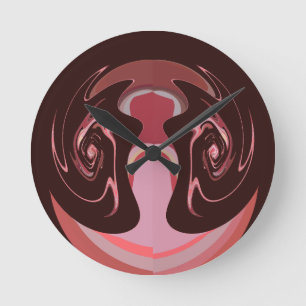 Hakuna Matata Maskenmann Farben Runde Wanduhr