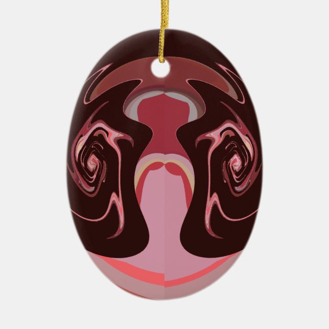 Hakuna matata Maskman Farben Keramik Ornament (Vorne)