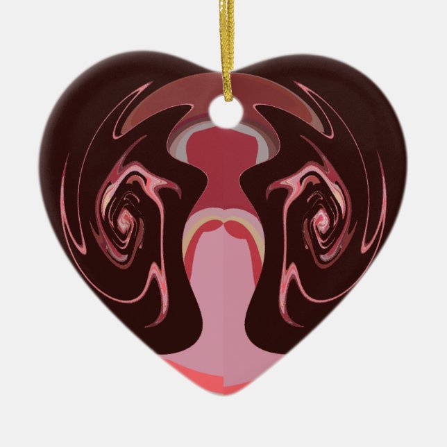 Hakuna matata Maskman Farben Keramik Ornament (Vorne)