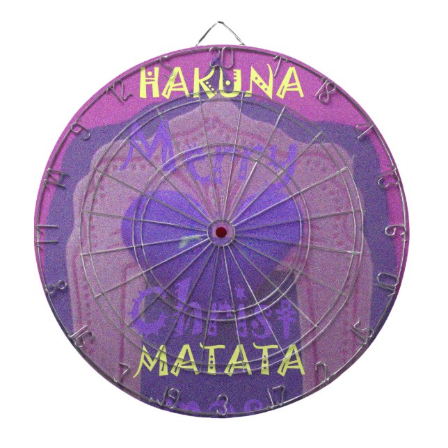 Hakuna Matata Merry Christmas Liebe Design.jpg Dartscheibe (vorne)