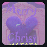 Hakuna Matata Merry Christmas Liebe Design.jpg Quadratischer Aufkleber<br><div class="desc">Hakuna Matata Frohe Weihnachts-Liebe Design. Kwanzaa und Hanuka sind einige der Festivals, die von wenigen bekannt sind, aber wenn man daran denkt, gibt es nichts so Wichtiges wie einen Urlaub. Es ist die besondere Zeit des Jahres, in dem Sie gerade gewollt zu feiern und die Weihnachtsferien ist eine der gefeierten...</div>