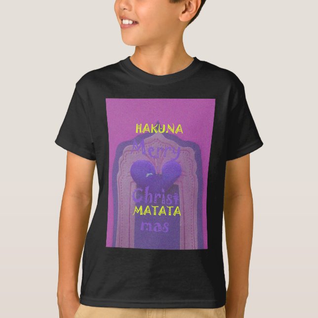 Hakuna Matata Merry Christmas Liebe Design.jpg T-Shirt (Vorderseite)