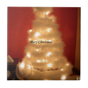 Hakuna Matata Merry Christmas white Fliese