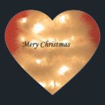 Hakuna Matata Merry Christmas white Herz-Aufkleber<br><div class="desc">Während die Weihnachtsfarben rot erscheinen, gibt es eine besondere Möglichkeit, den phantastischen Weihnachtsschnee mit der Schönheit der Weihnachtslieder, -geschenke und -geschenke zu verbinden. Diese Zeit des Jahres ist, was Red Christmas Jingle Bells lasse Ihnen Erfahrung und haben einen gesegneten Nice Day HoHoHo! Frohe Weihnachten und ein glückliches Neues Jahr mit...</div>