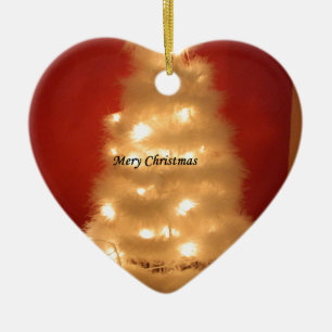 Hakuna Matata Merry Christmas white Keramikornament