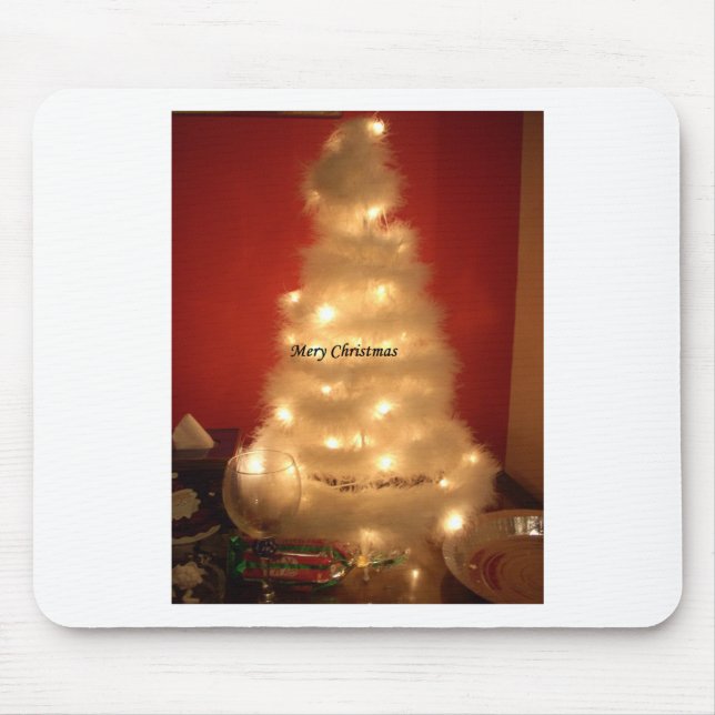 Hakuna Matata Merry Christmas white Mousepad (Vorne)
