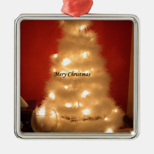 Hakuna Matata Merry Christmas white Silbernes Ornament