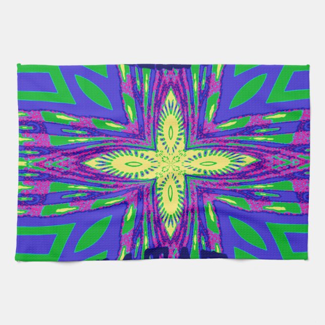 Hakuna matata Mombasa Kanga Geschirrtuch (Horizontal)