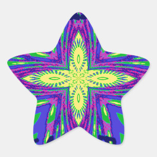 Hakuna matata Mombasa Kanga Stern-Aufkleber