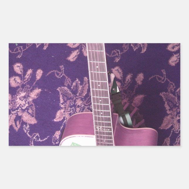 Hakuna Matata Music My Blood. Rechteckiger Aufkleber (Vorderseite)