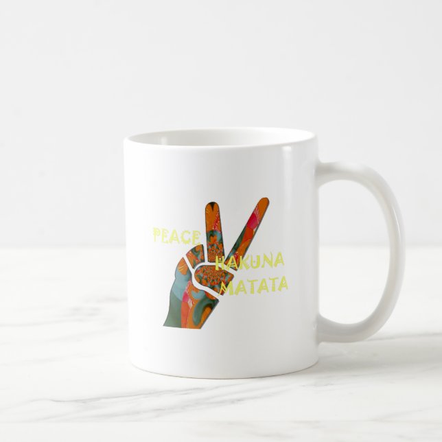 Hakuna Matata Peace Tasse (Rechts)
