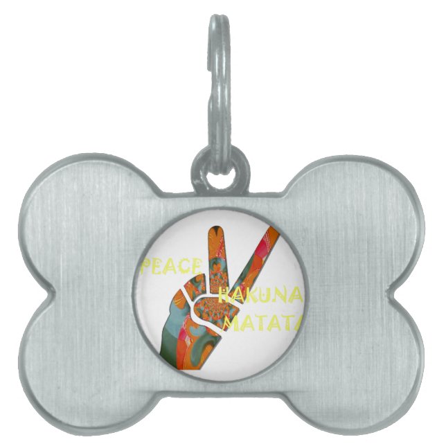 Hakuna Matata Peace Tiermarke (Vorderseite)