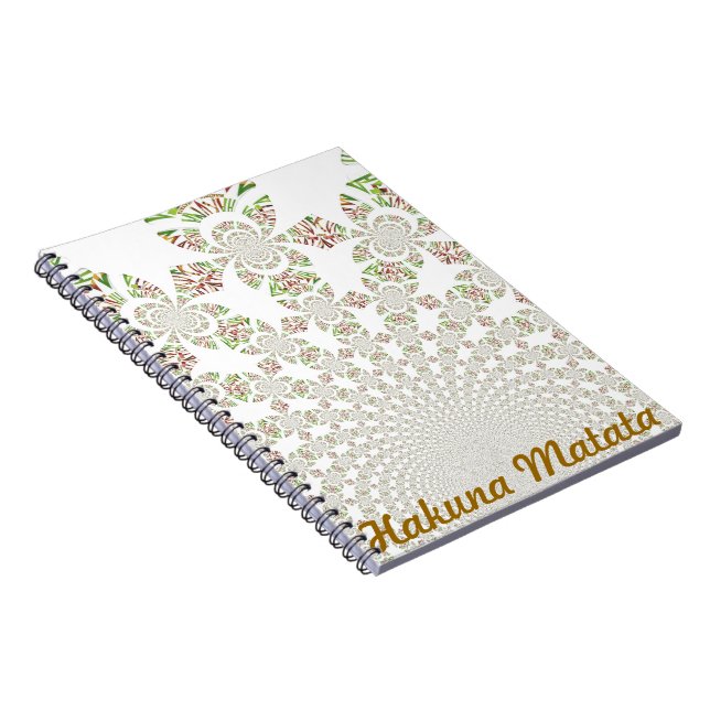 Hakuna Matata Personalize Notebook Notizblock (Rechte Seite)