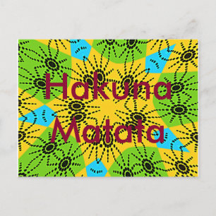 Hakuna Matata Postcard Postkarte