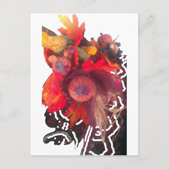 Hakuna Matata Pumkin Special Gift Fruit Basket.png Postkarte (Vorderseite)