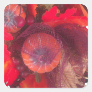 Hakuna Matata Pumkin Special Gift Fruit Basket.png Quadratischer Aufkleber