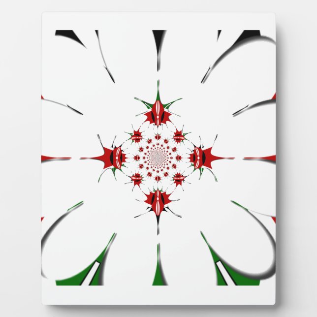 HAKUNA MATATA RED GREEN FOTOPLATTE (Vorderseite)