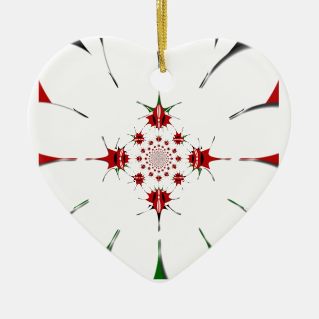 HAKUNA MATATA RED GREEN KERAMIKORNAMENT (Vorne)