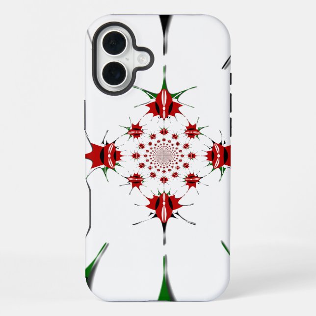 HAKUNA MATATA ROT GRÜN iPhone HÜLLE (Rückseite)