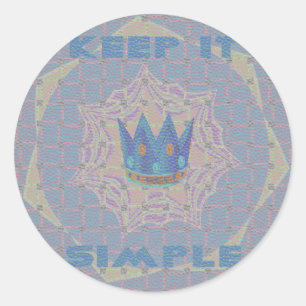 Hakuna matata runder aufkleber