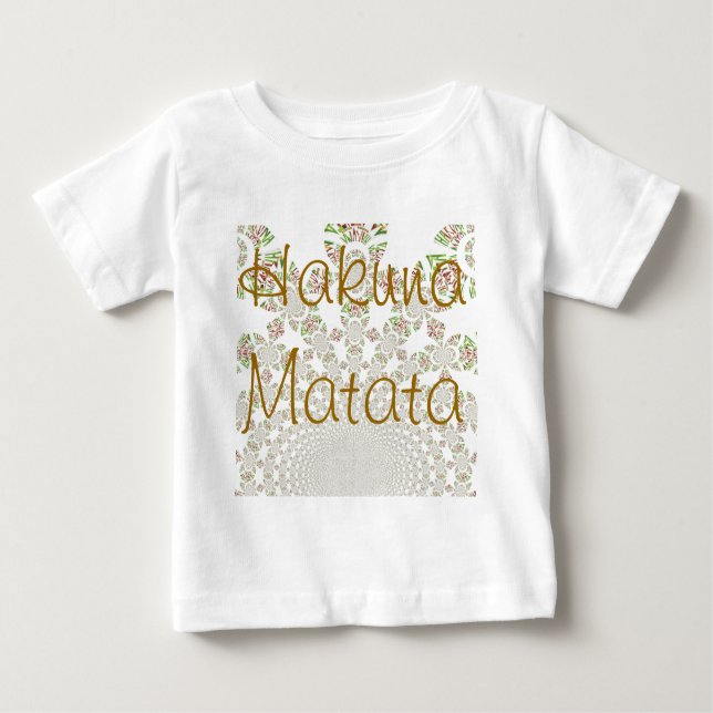 Hakuna Matata Säugling T-Shirt-Shirt Baby T-shirt (Vorderseite)