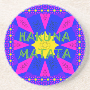 Hakuna Matata Schöne Erstaunliche Design Farben Untersetzer