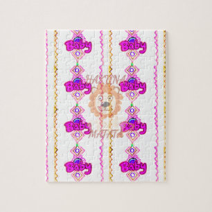 Hakuna Matata: Schönes Baby-Löwen-Design-Motiv Puzzle