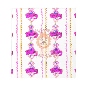 Hakuna Matata: Schönes Design-Motiv für Baby-Löwen Notizblock