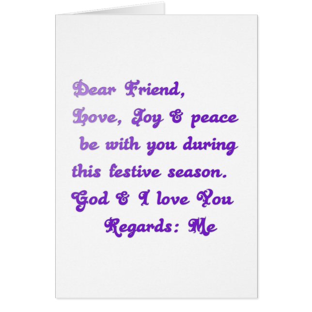 Hakuna Matata Sehr geehrte Liebe Freude Frieden (Vorne)