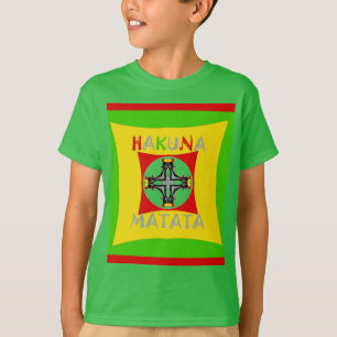 Hakuna Matata Spaßige Rasta-Farben: Lebendig & Sor T-Shirt