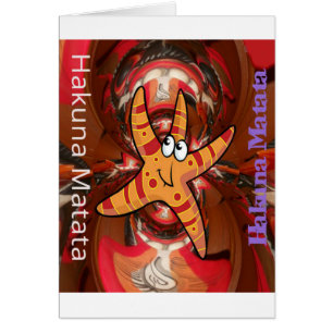 Hakuna Matata Starfish Design