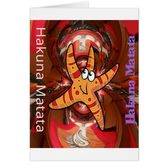 Hakuna Matata Starfish Design (Vorne)