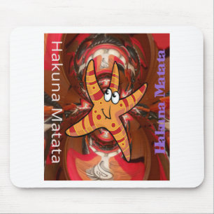 Hakuna Matata Starfish Design Mousepad