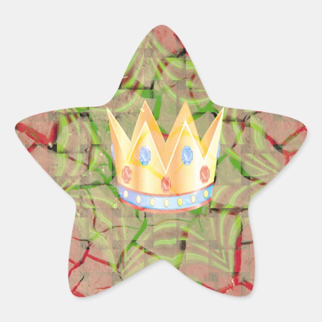 Hakuna matata Stern-Aufkleber (Vorderseite)