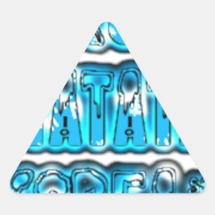 Hakuna Matata Südkorea Art Print/Graphic Dreieckiger Aufkleber