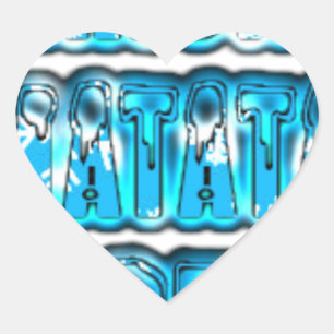 Hakuna Matata Südkorea Art Print/Graphic Herz-Aufkleber