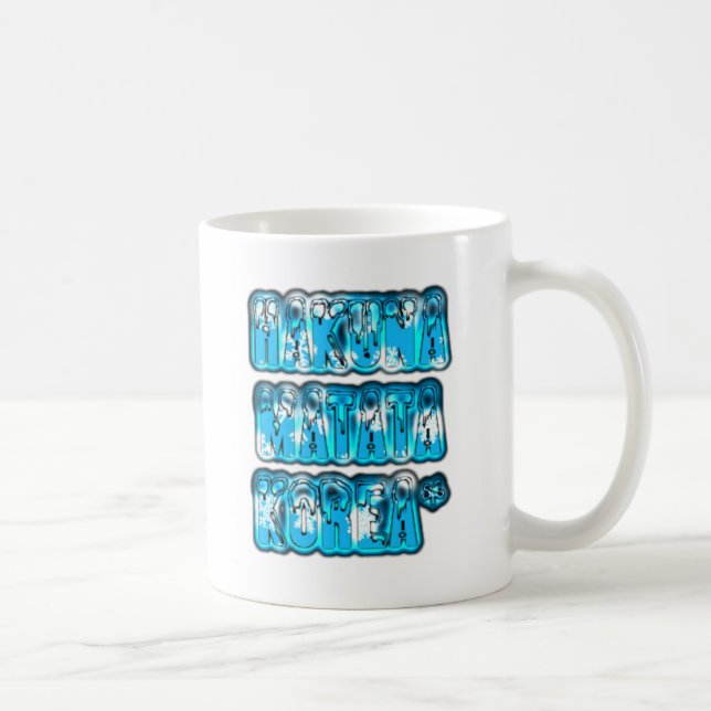 Hakuna Matata Südkorea Art Print/Graphic Tasse (Rechts)
