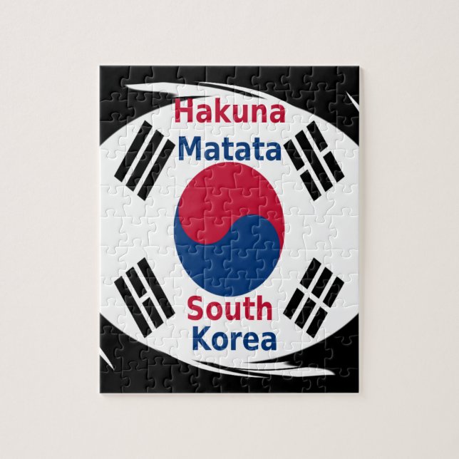 Hakuna Matata Südkorea Puzzle (Vertikal)