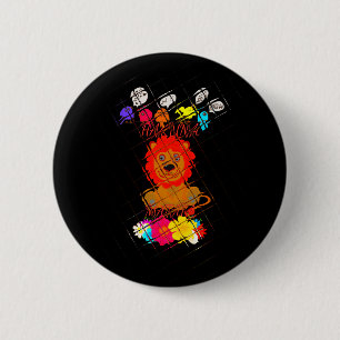 Hakuna Matata süßer Baby Löwenkönig Button