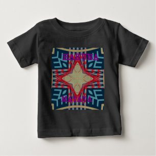 Hakuna Matata Text Hope Abstrakt Art Print Design Baby T-shirt