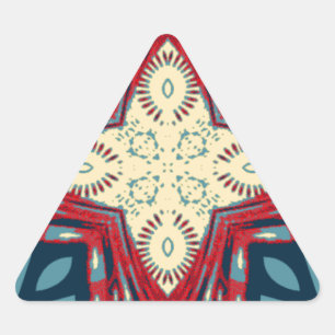 Hakuna Matata Text Hope Abstrakt Art Print Design Dreieckiger Aufkleber