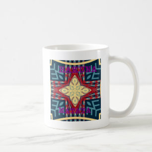 Hakuna Matata Text Hope Abstrakt Art Print Design Tasse