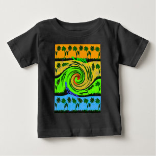 Hakuna Matata Tsunami Liebe Wave Colors.png Baby T-shirt