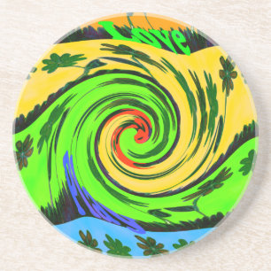 Hakuna Matata Tsunami Liebe Wave Colors.png Untersetzer